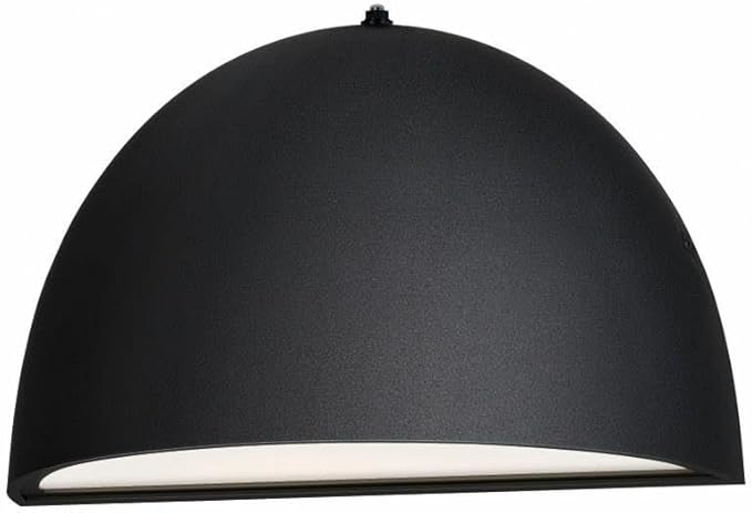 Maxim Lighting Pathfinder 1-Light Outdoor Wall Light | Black Aluminum Finish | Transitional Outdoor Light Fixture | Ideal for Porches Patios &amp Garages | Wet Rated | Home Decor Light Fixture | 521