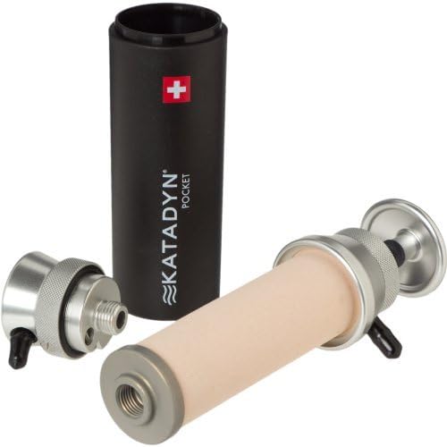 Katadyn Pocket Water Filter for Backpacking Group Camping &amp Emergency Preparedness