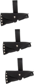Kisangel 3pcs Leather Protective Cover for Hatchet Sleeve Sheath Handmade for Outdoor Enthusiasts