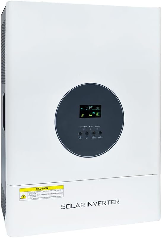 Y&ampH 10000W Solar Inverter 48V to 120V/240V Split-Phase Mains-Frequency Hybrid Inverter 30000W Surge Power Dual 120A MPPT Controllers Solar &amp AC Dual InputOff-Grid Home &amp Commercial Bac