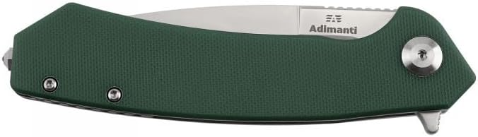 Firebird GANZO Adimanti Skimen Pocket Folding Knife G10 Handle with Clip and Glass Breaker D2 Steel Blade Hunting Fishing Camping Outdoor EDC Utility Pocket Knife (Green)