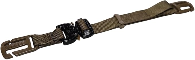 Hank's Surplus Made in USA Replacement Backpack MOLLE Sternum Chest Strap with Cobra Buckle (Coyote Brown)