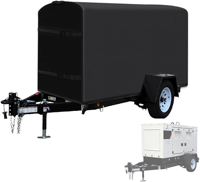 Engine Driven Welder CoverHeavy Duty 1680D Waterproof Welder Cover Fits Trailblazer 302/330 Bobcat 265/250 Engine-Driven Welder(33H x 22W x 53.5D)