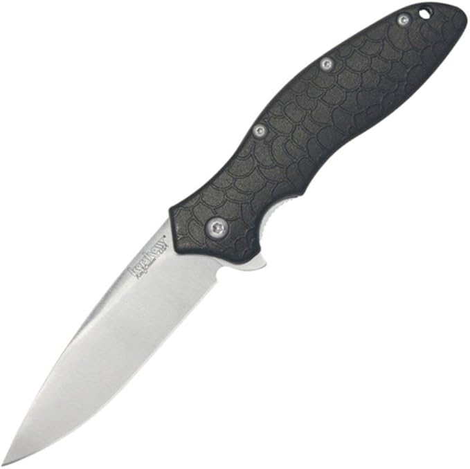 Kershaw Oso Sweet EDC Pocketknife 3 8Cr13MoV Steel Drop Point Blade Assisted Folder Opening with Flipper Liner Lock System Black