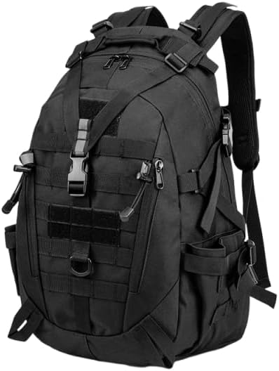 Tactical Backpack Military Molle Hiking Outdoor Sports Bag Hiking Mountaineering Casual Tactical Black