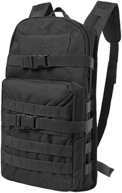 Outdoor Sports Pack Hiking Bag Rucksack Knapsack Combat Camouflage Tactical Backpack - Black
