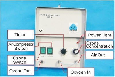 MP 8000 Ozone Generator Suitable for Ponds Wells up to 8000mg/hr with Optional Oxygen Hook-up Light-Weight Portable