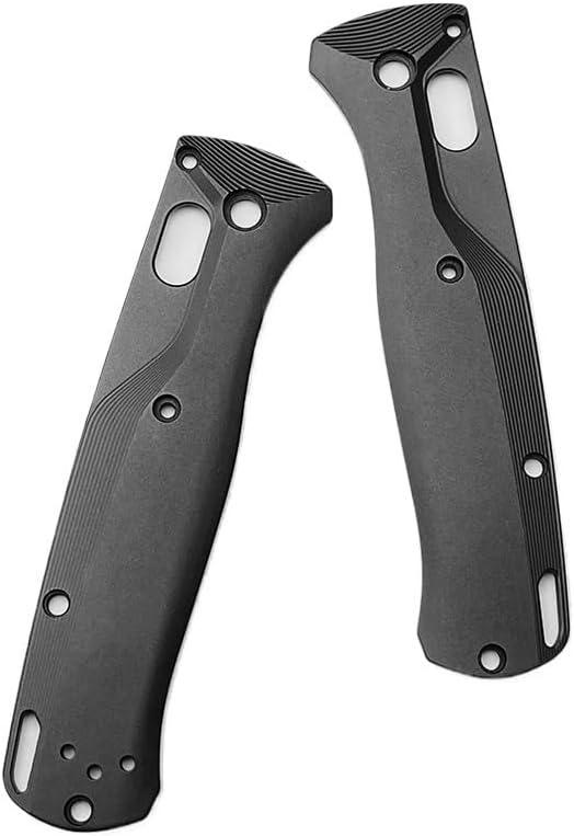 1Pair Scales Handle Fits for Benchmade Bugout 535 CNC Aluminum Alloy Rust Resistant Handle Patch Replacement