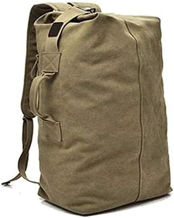 Fashion Multifunctional Military Tactical Canvas Backpack Mountaineering Bag Tactical Military Backpack Outdoor Sports Luggage Bag Travel Rucksack