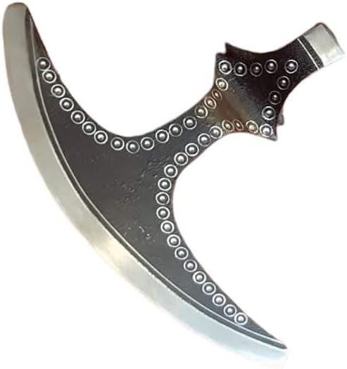 Viking Axe Blade Forged Camping Axe High Carbon Steel EN 45 Sharp Blade Viking Bearded Nordic Handmade Camping Axe Hatchet-Norse Axe Tomahawk Vikings Bearded A15 Axe AZHAN STEEL CRAFT