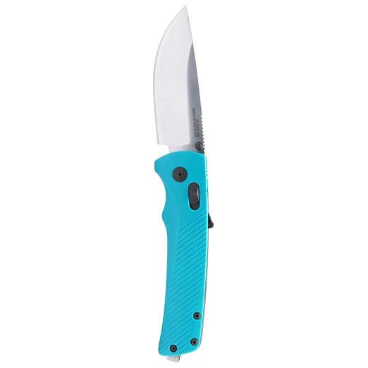 SOG Flash AT Daily Carry Ambidextrous Pocket Compact Folding Knife | Ergonomic Handle for Enhanced Grip | D2 Steel Blade Petrol Green/Satin