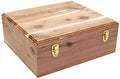 Cedar Essence Sweater/Storage Box with Lid &amp Dual Clasps UNFINISHED