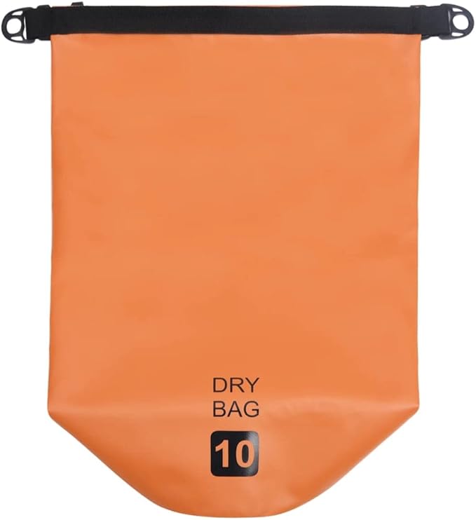 SKM Dry Bag Orange 10 L PVC (Weight-1KG)