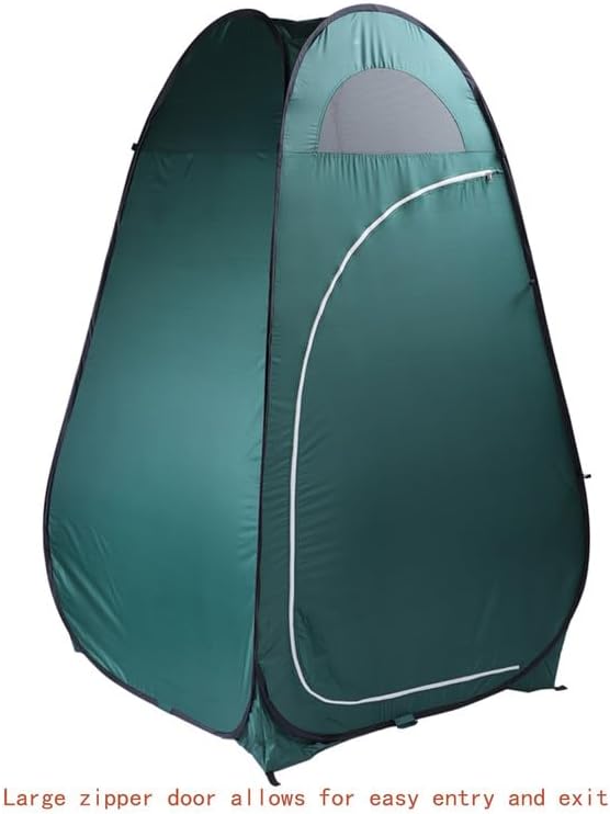 NOLLAM Portable Pop Up Privacy Tent Outdoor Camping Bathroom Toilet Shower Tent with Carrying Bag Outdoor Rain Shelter for Hiking Beach Picnic Fishing Instant Rain Shelter Privacy Shelter Green