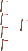 DOITOOL 5pcs Wooden Axe Handle Replacement Axe Hatchet Handle for Woodworking Camping Tools Ergonomic Grip Sturdy Material