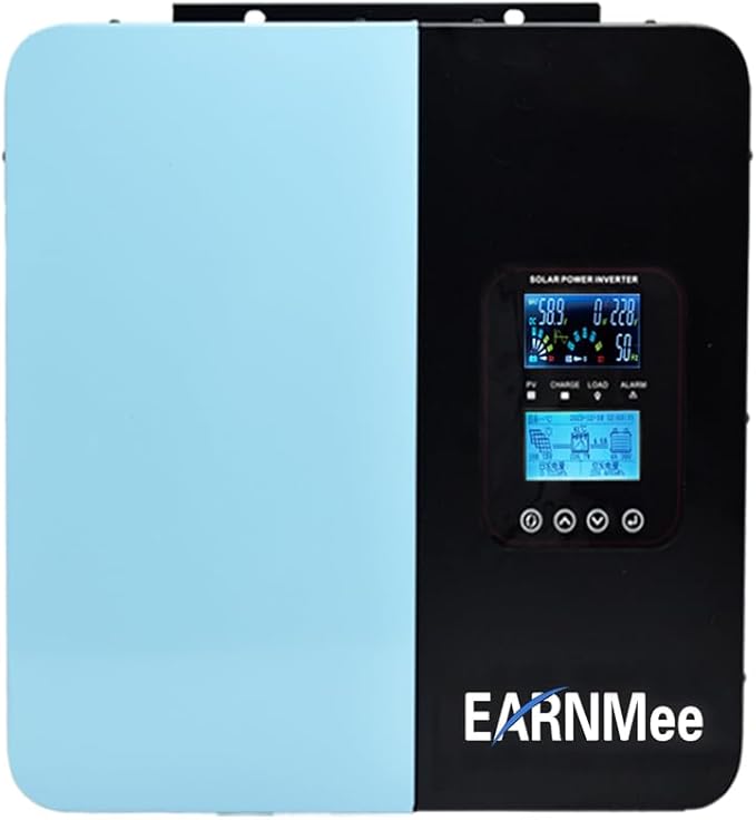 3000W Hybrid Solar Inverter Charger DC 24V to AC 110V / 120V Pure Sine Wave with 60A MPPT &amp Max PV Input 230V for Lead Acid/LiFePO4 Battery Home Backup/RV/Off-Grid Power System