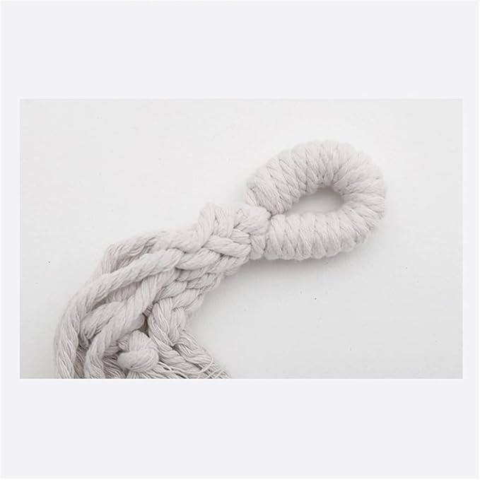 Portable Hammock Portable Outdoor Camping Hammock Single Double Hammocks Parachute Hammocks with 2 Hanging Straps for Backpacking Beach (Color : White)