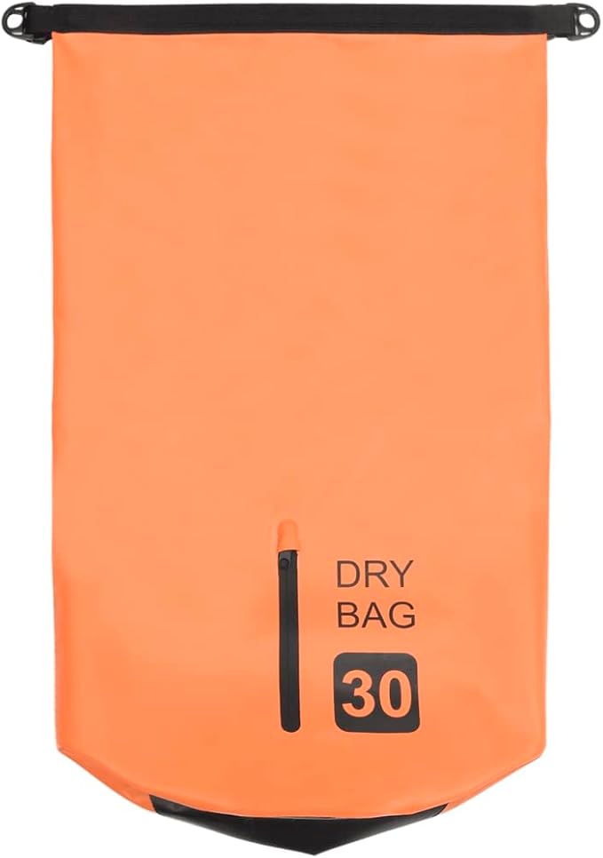 YAFF Dry Bag with Zipper Orange 7.9 gal PVC (1.584lbs)