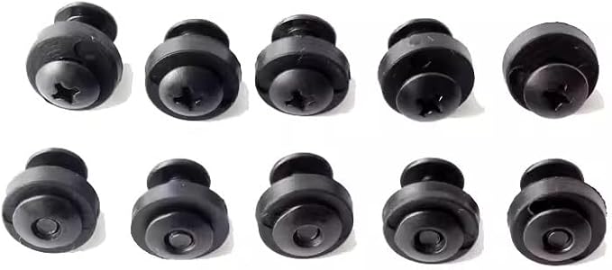 10 Sets Steel Lock Screws Fit for Pocket Knife Case Kydex Sheath