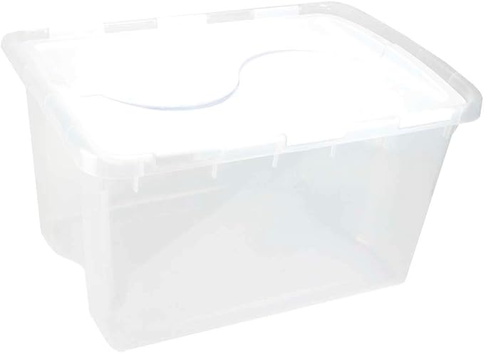 STERILITE 19148006 48QT Hinged Lid Store Box
