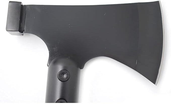 Snake Eye Tactical Survival Axe Folding Portable Camping Axe Multi-Tool Hatchet Survival Kit Tactical Tomahawk for Outdoor Hiking Hunting (03BK)