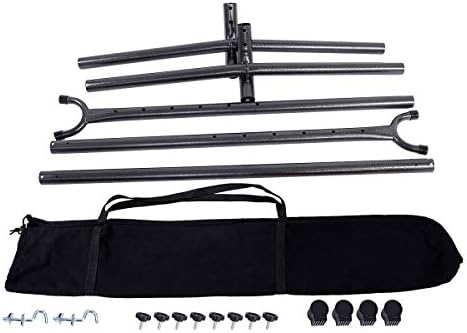Thxbye Hammock Accessory Portable Hammock Stand Black Background &amp Silver Flower