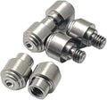3 Sets Custom Titanium Raw Thumb Stud Screw Replacements Fit for Recon1 and Voyager DIY Making Accessory