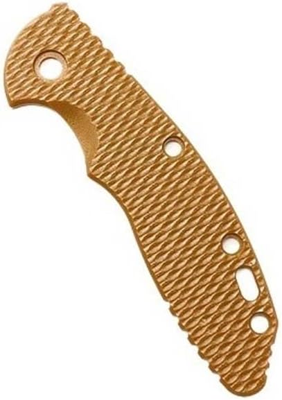 1PC G10 Scales Replacement in Brown Color Fits for Rick Hinderer knives XM18 3.5 DIY Making Accessory