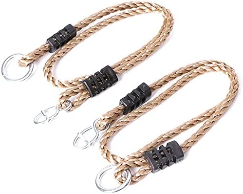 NW Hammock Chair Straps Hanging Kit Tree Swing Ropes - 6ft &amp Holds to 400lbs Perfect for Children Swing Outdoor Hammock and Hanging Chair