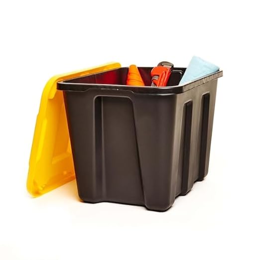 Storage Tote 16-1/2 In. Outside H.