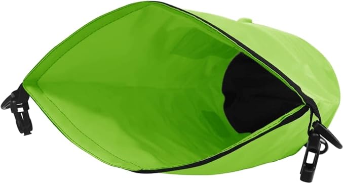 Waterproof Dry Bag with Zipper 4 Gallon PVC Lightweight Durable Backpack for Outdoor Activities Adjustable Shoulder Straps Protects Valuables from Water Sand Dust