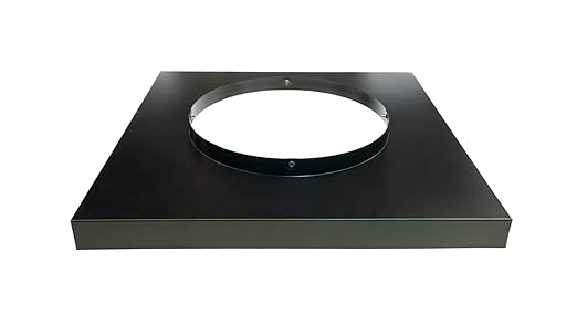 QuietCool SLR-CRB-2424 Solar Roof Mount Attic Fan Curb Mount Adapter - for Flat Roofs 3:12 Pitch and Below - Compatible with AFR SLR Models