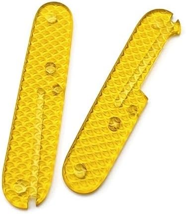 2-Piece Set Non-Slip Transparent PEI Scales Handle Replacement Fits for 91MM