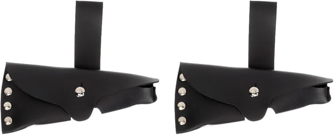 Abaodam 2pcs Axe Cover Portable Protective Sheath for Hatchet Cowhide Construction for Camping and Outdoor Activities Lightweight and Easy to Carry