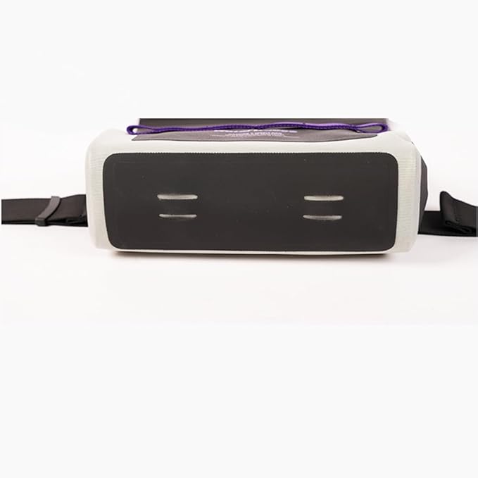 Waterproof Waist Bag for Surfing Paddleboarding BoatingCyclingWater Park Activities (Gary/purple)