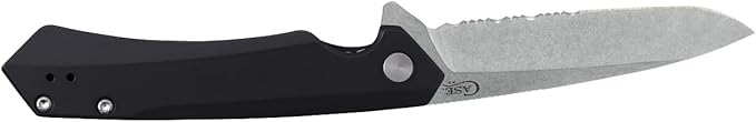 Case XX Pocket Knife KINZUA - BLACK ANODIZED ALUMINUM Item #64633 - KINZUA S35VN - Length Closed: 4 3/4Inches