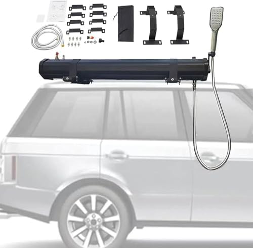 18L/20L/30L Pressurized Water Tank with Shower Head &amp Water Pipe - Roof Rack &amp Bumper Mount for Camping Outdoor Activities Portable Water Storage Solutions