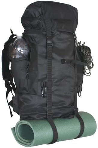 Fox Outdoor Products Rio Grande Pack - Backpack with Rain Fly Carabiner Clips Compression Straps &amp Hydration Sleeve