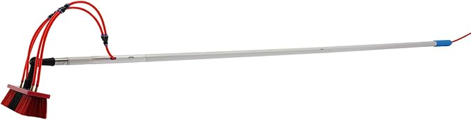 19.7Feet Reach Solar Panel Cleaning Brush &amp Pole Water Fed Pole KitSuitable for high Windows Cleaning Solar photovoltaic Panel Cleaning and Cleaning Cars Trucks Vans caravans Windows