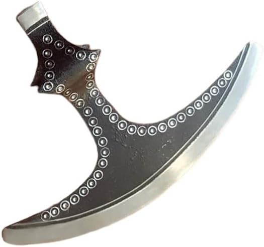Viking Axe Blade Forged Camping Axe High Carbon Steel EN 45 Sharp Blade Viking Bearded Nordic Handmade Camping Axe Hatchet-Norse Axe Tomahawk Vikings Bearded A15 Axe AZHAN STEEL CRAFT