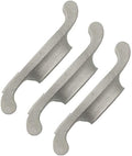3PCS Knife Finger Guard Protectors Casting Stainless Steel Bolster Pommel Replacement DIY Making Accessory
