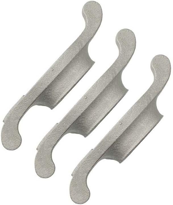 3PCS Knife Finger Guard Protectors Casting Stainless Steel Bolster Pommel Replacement DIY Making Accessory
