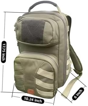 ROARING FIRE Brushfire Tactical Backpack Military Molle Rucksack Water-Resistant Hiking Backpack for Men Large Assault Pack for Hunting Travel Survival Bug Out Bag