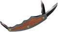 FLEXCUT Tri-Jack Pro (JKN95) Wood Carving Knife 3 High-Carbon Steel Blades (Roughing Detail Mini) Aluminum Handle with Cherry Inlay 4.25″ Closed 6 oz Made in USA