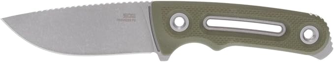 SOG Provider FX Outdoor Fixed Blade Knife for Hunters &amp Campers | 3.75 154CM Stonewashed Steel Blade | Removable G10 Handles