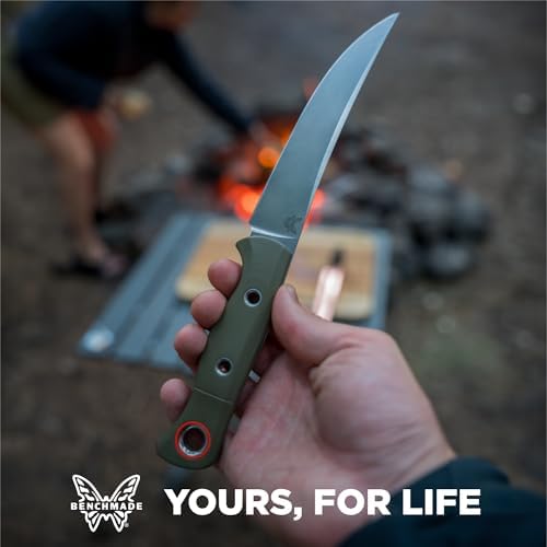 Benchmade - MeatCrafter 15500 Hunting and Cutlery Knife with OD Green G10 Handle (15500-3)