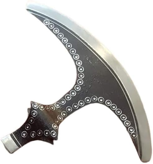 Viking Axe Blade Forged Camping Axe High Carbon Steel EN 45 Sharp Blade Viking Bearded Nordic Handmade Camping Axe Hatchet-Norse Axe Tomahawk Vikings Bearded A15 Axe AZHAN STEEL CRAFT
