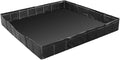 Camping Shower Base Foldable Portable Tray with 100cm Drain Hose Large Outdoor Shower Floor Mat 104x104cm