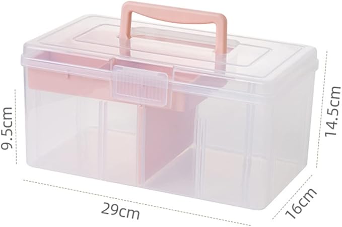 Cabilock Storage Bins Lid Multipurpose Storage Box Handle Lid Pantry Storage Organizer