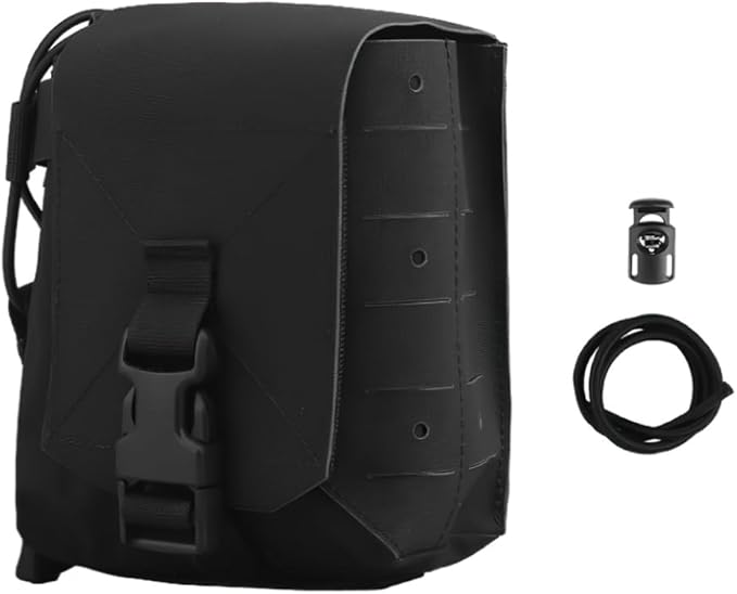 Tactical Molle Admin Pouches Molle Radio Pouch Magazine Pouch Utility Tools Storage Organizer with Hook &amp Loop Fastener for Hiking Hunting Shooting